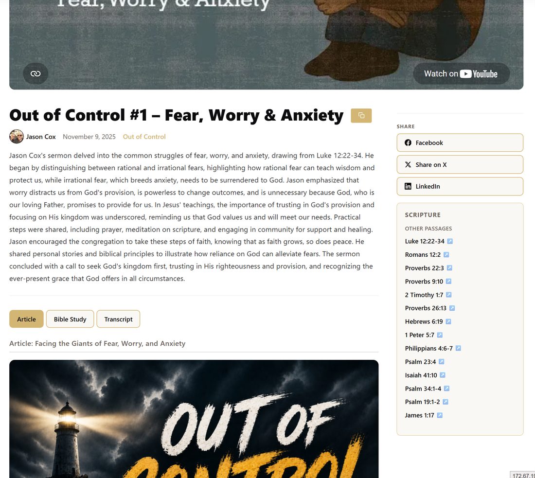 Scripture-linked passage example